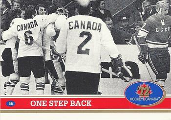 1991-92 Future Trends Canada ’72 #56 One Step Back / Game 6 Statistics Front