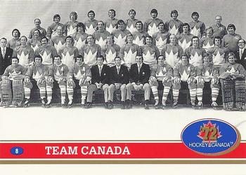1991-92 Future Trends Canada ’72 #8 Team Canada Front