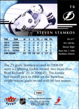 2012-13 Fleer Retro #16 Steven Stamkos Back