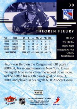 2012-13 Fleer Retro #38 Theoren Fleury Back