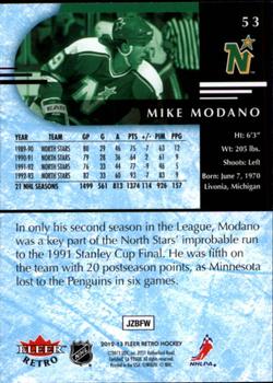 2012-13 Fleer Retro #53 Mike Modano Back