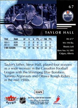 2012-13 Fleer Retro #67 Taylor Hall Back