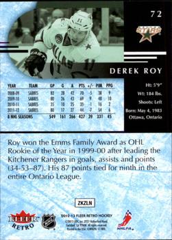 2012-13 Fleer Retro #72 Derek Roy Back