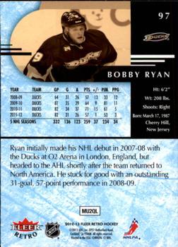2012-13 Fleer Retro #97 Bobby Ryan Back