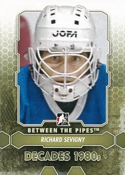 2012-13 In The Game Between The Pipes #140 Richard Sevigny Front