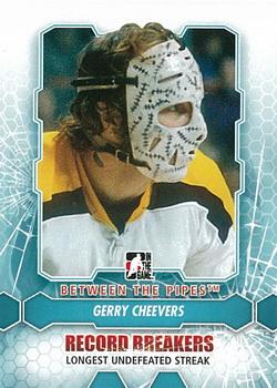 2012-13 In The Game Between The Pipes #186 Gerry Cheevers Front