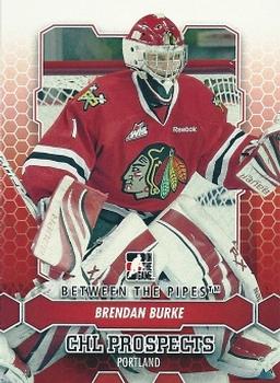 2012-13 In The Game Between The Pipes #51 Brendan Burke Front
