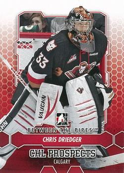 2012-13 In The Game Between The Pipes #9 Chris Driedger Front