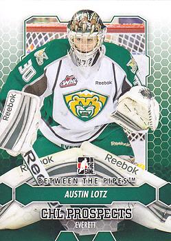 2012-13 In The Game Between The Pipes #18 Austin Lotz Front