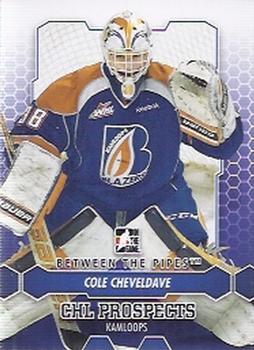 2012-13 In The Game Between The Pipes #24 Cole Cheveldave Front