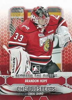 2012-13 In The Game Between The Pipes #44 Brandon Hope Front