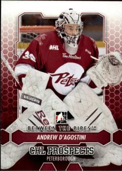 2012-13 In The Game Between The Pipes #48 Andrew D'Agostini Front