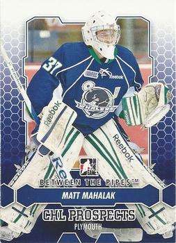 2012-13 In The Game Between The Pipes #50 Matt Mahalak Front