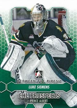 2012-13 In The Game Between The Pipes #53 Luke Siemens Front