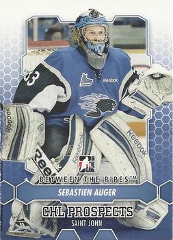 2012-13 In The Game Between The Pipes #64 Sebastien Auger Front
