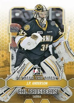 2012-13 In The Game Between The Pipes #65 J.P. Anderson Front