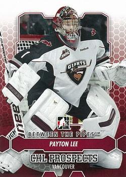 2012-13 In The Game Between The Pipes #77 Payton Lee Front