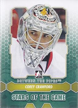 2012-13 In The Game Between The Pipes #84 Corey Crawford Front