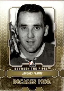 2012-13 In The Game Between The Pipes #168 Jacques Plante Front