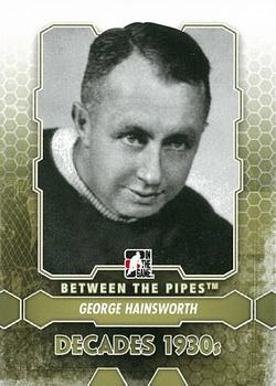 2012-13 In The Game Between The Pipes #177 George Hainsworth Front