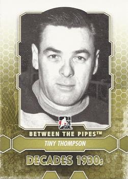 2012-13 In The Game Between The Pipes #180 Tiny Thompson Front