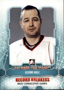2012-13 In The Game Between The Pipes #183 Glenn Hall Front