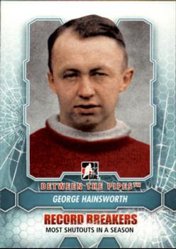 2012-13 In The Game Between The Pipes #184 George Hainsworth Front