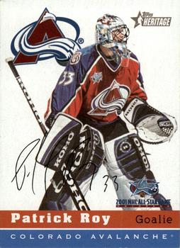 2001 Topps Heritage Colorado Avalanche NHL All-Star Game #2 Patrick Roy Front