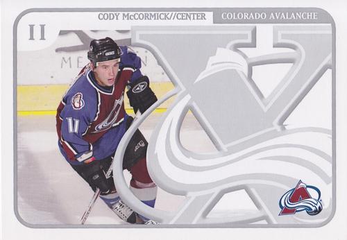2006-07 Colorado Avalanche X Anniversary Postcards #NNO Cody McCormick Front