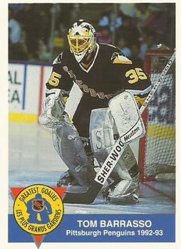 1993-94 High Liner Greatest Goalies #6 Tom Barrasso Front