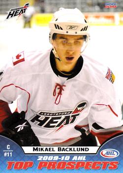 2009-10 Choice AHL Top Prospects #1 Mikael Backlund Front