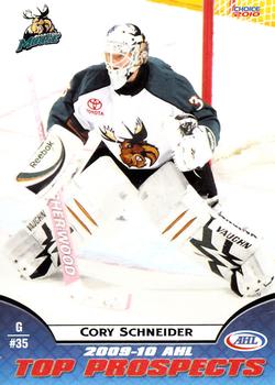 2009-10 Choice AHL Top Prospects #26 Cory Schneider Front