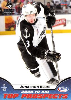 2009-10 Choice AHL Top Prospects #27 Jonathan Blum Front