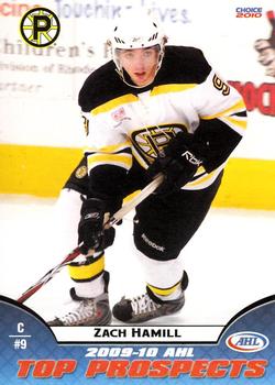 2009-10 Choice AHL Top Prospects #35 Zach Hamill Front