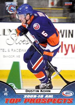2009-10 Choice AHL Top Prospects #8 Dustin Kohn Front