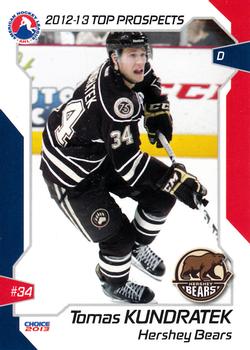 2012-13 Choice AHL Top Prospects #23 Tomas Kundratek Front