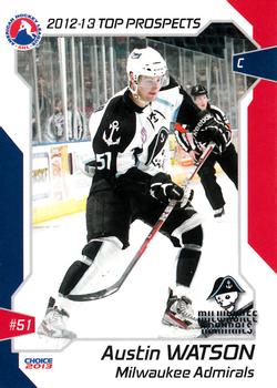 2012-13 Choice AHL Top Prospects #32 Austin Watson Front
