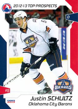 2012-13 Choice AHL Top Prospects #36 Justin Schultz Front