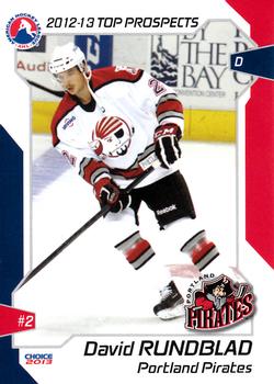 2012-13 Choice AHL Top Prospects #42 David Rundblad Front