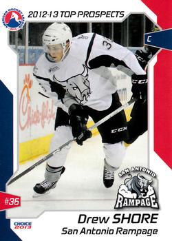 2012-13 Choice AHL Top Prospects #53 Drew Shore Front