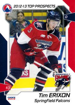 2012-13 Choice AHL Top Prospects #57 Tim Erixon Front