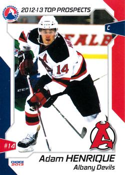 2012-13 Choice AHL Top Prospects #8 Adam Henrique Front