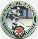1994 POG Coca-Cola Future Stars The Great One #3 Wayne Gretzky Front