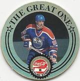 1994 POG Coca-Cola Future Stars The Great One #6 Wayne Gretzky Front