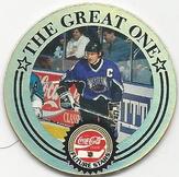 1994 POG Coca-Cola Future Stars The Great One #12 Wayne Gretzky Front