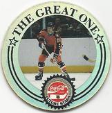 1994 POG Coca-Cola Future Stars The Great One #13 Wayne Gretzky Front
