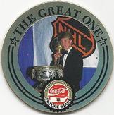 1994 POG Coca-Cola Future Stars The Great One #14 Wayne Gretzky Front