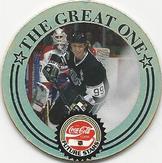 1994 POG Coca-Cola Future Stars The Great One #17 Wayne Gretzky Front
