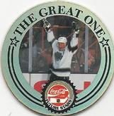 1994 POG Coca-Cola Future Stars The Great One #18 Wayne Gretzky Front