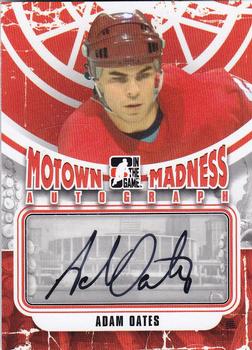 2012-13 In The Game Motown Madness - Autographs #A-AO Adam Oates Front